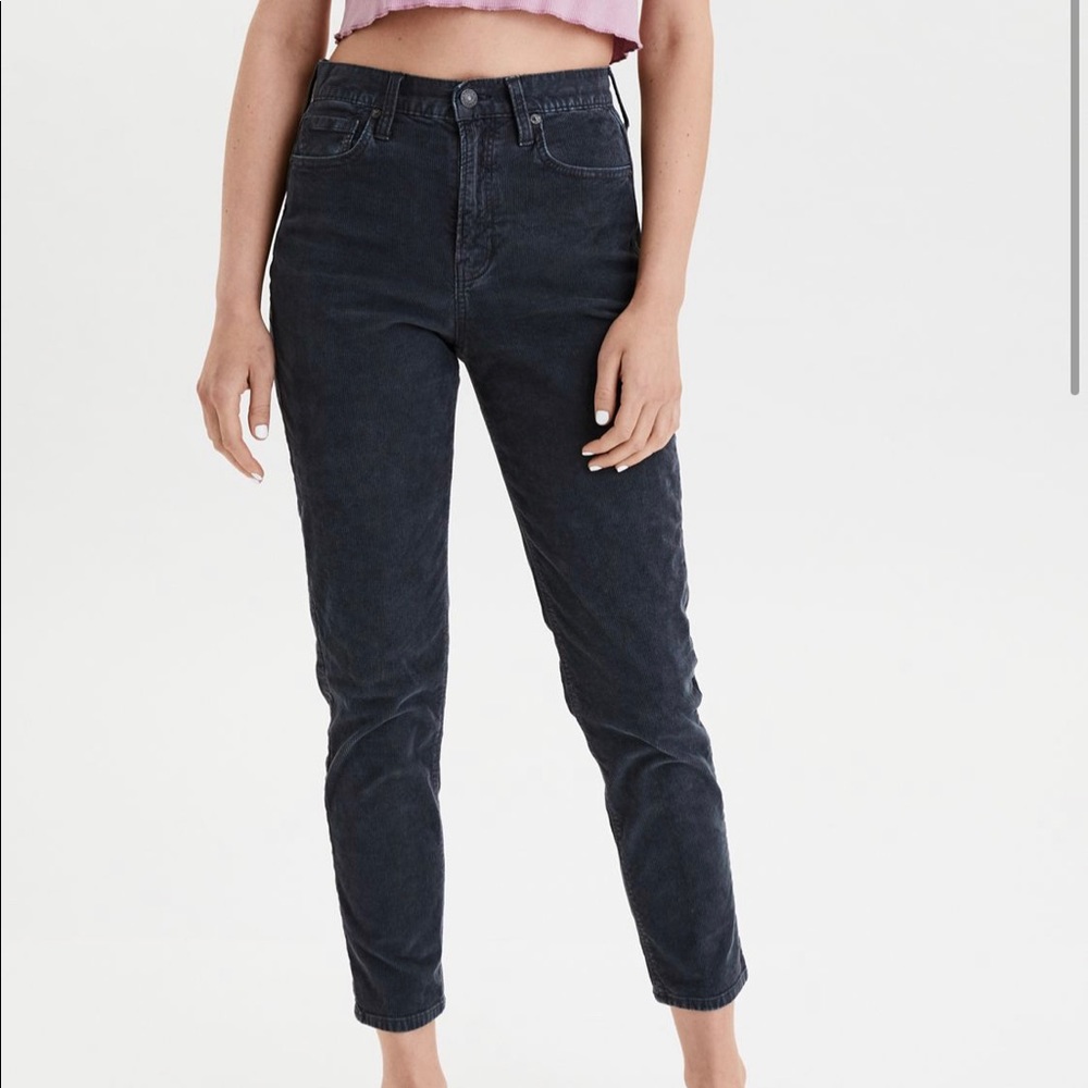 American Eagle Corduroy Mom Jeans